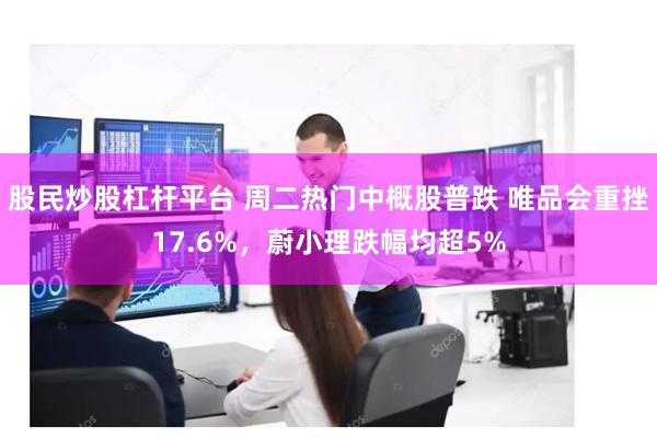 股民炒股杠杆平台 周二热门中概股普跌 唯品会重挫17.6%，蔚小理跌幅均超5%