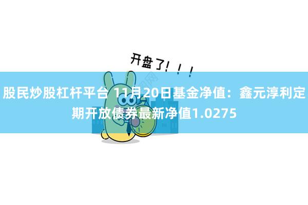 股民炒股杠杆平台 11月20日基金净值：鑫元淳利定期开放债券最新净值1.0275
